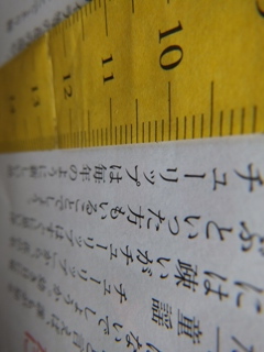 被写界深度 2.8mm (L)