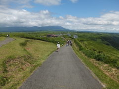 大観峰から戻る