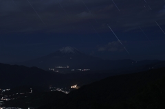 星降る富士山