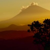 夕方の富士山