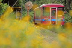 湯の洞温泉口駅にて