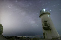 真夜中の伊良子岬灯台２