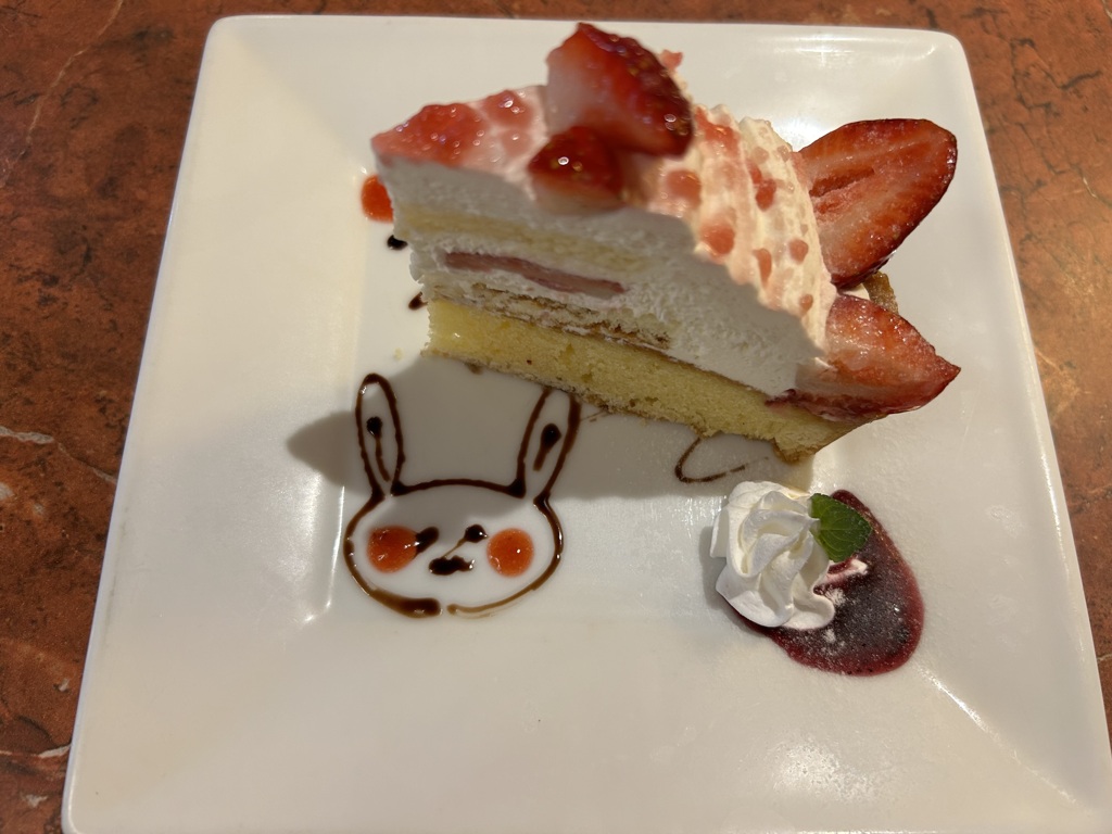こんにちわウサギさん
