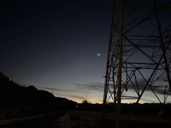 夕暮れ