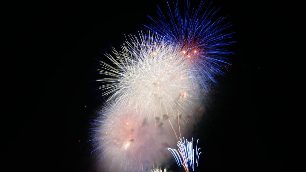 江戸川花火大会2017エンディング近く