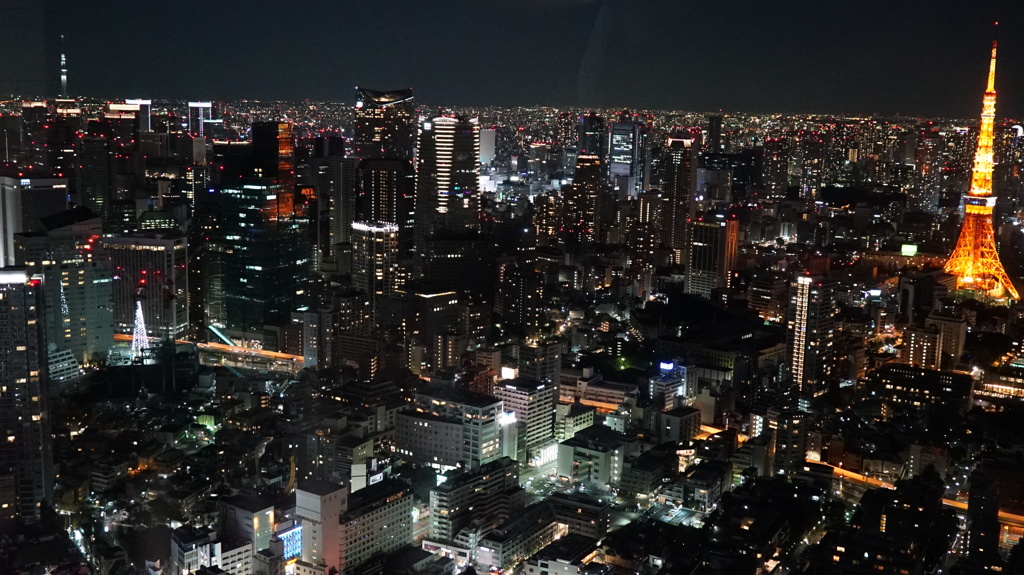 六本木からの東京タワー