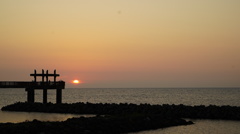 日本海で一番きれいな夕陽