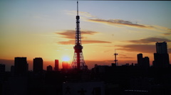 東京タワーの夕焼け