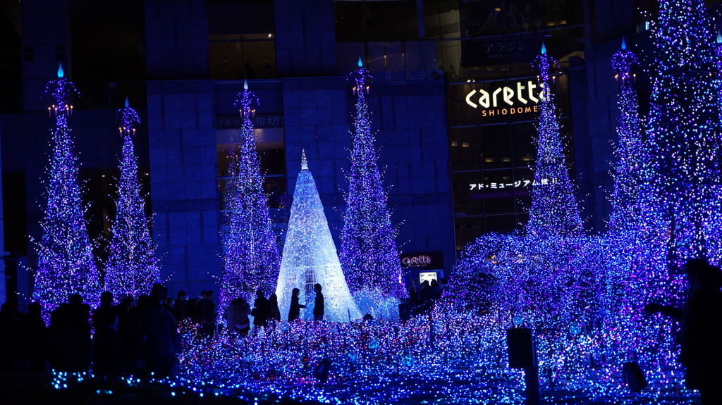 カレッタ汐留のイルミネーション