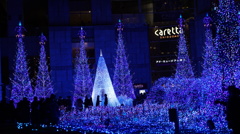 カレッタ汐留のイルミネーション