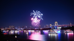 お台場花火2017打ち上げ開始