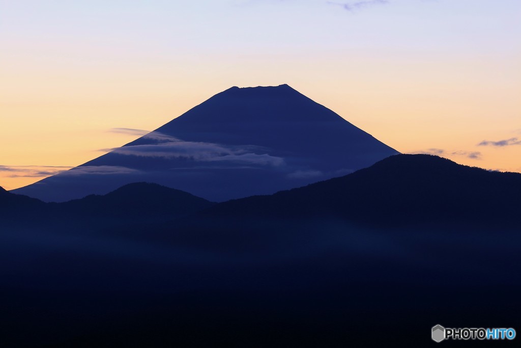 信仰の山で迎える朝
