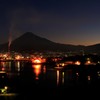 晩夏の夜明け～田子の浦港～