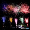 夜空を染めて…
