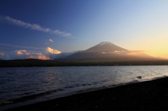 夕景を期待して…