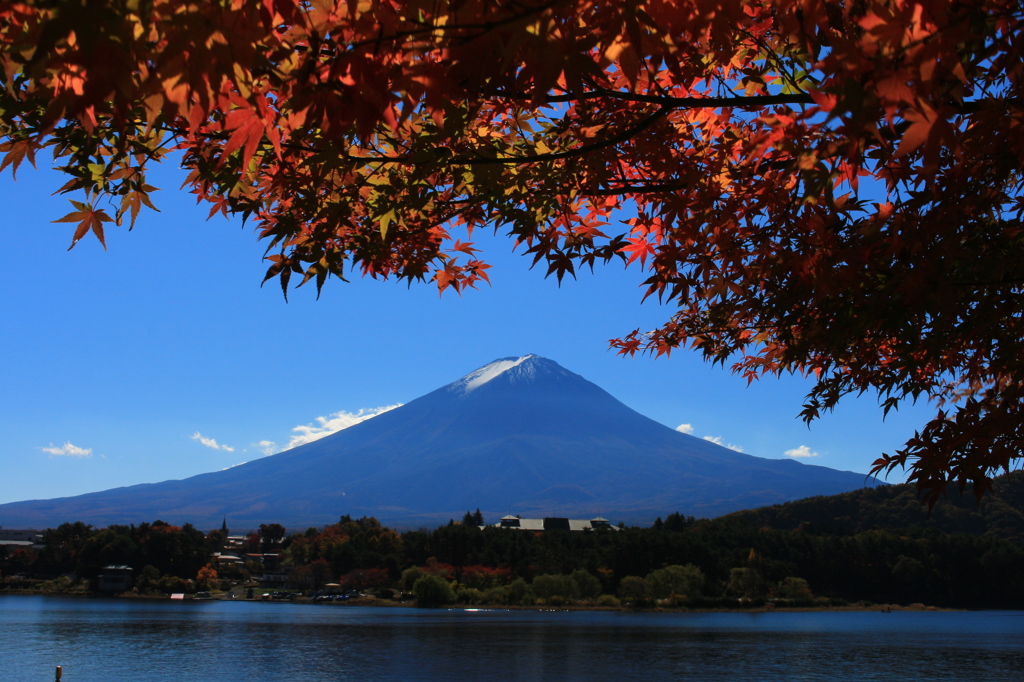 湖畔の秋