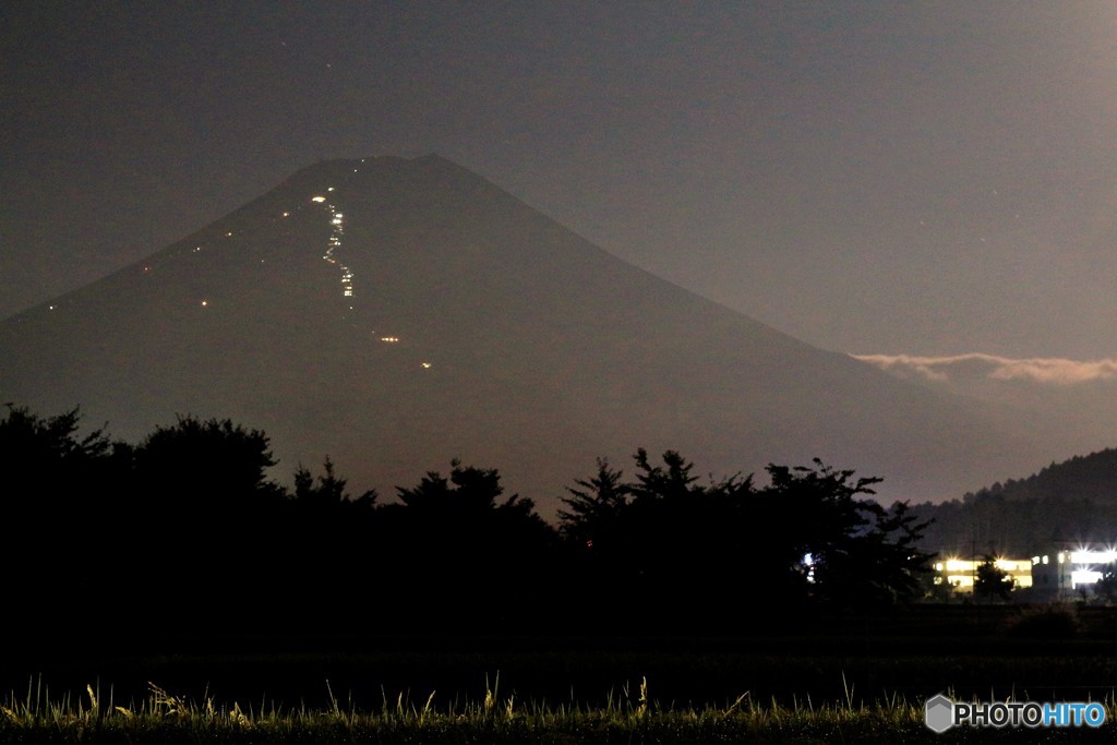 月夜の田園から