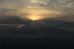 雲と戯れる
