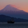 染まりゆく山肌、紅に染まる。