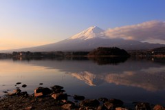 ここでは久々の夜明け