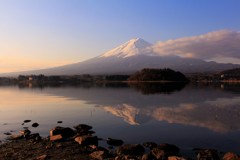 ここでは久々の夜明け