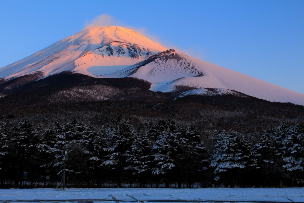 雪景色が見たくて…。