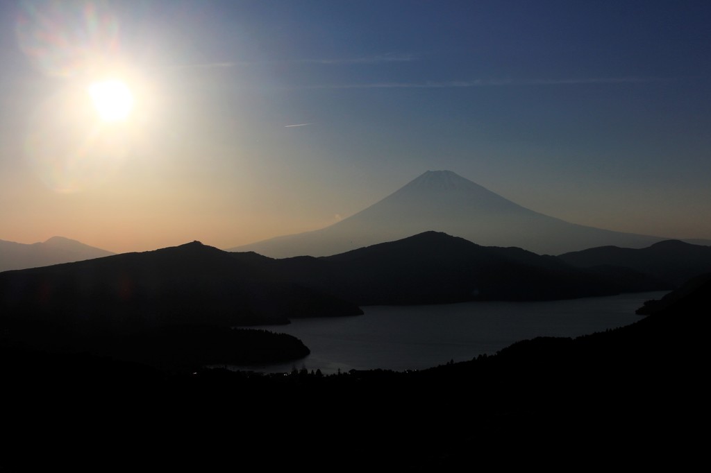 夕暮れが始まるとき…。