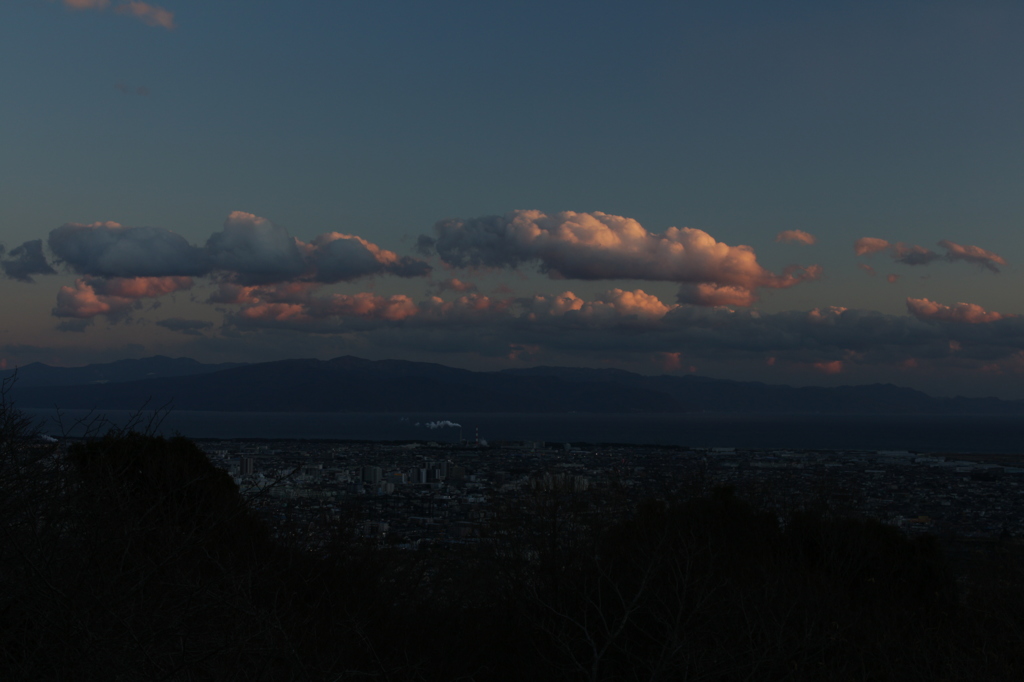 我が街の夕暮れどき