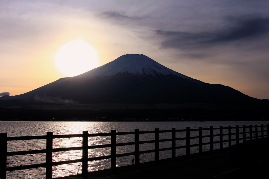 奇跡の瞬間を逃した夕暮れ