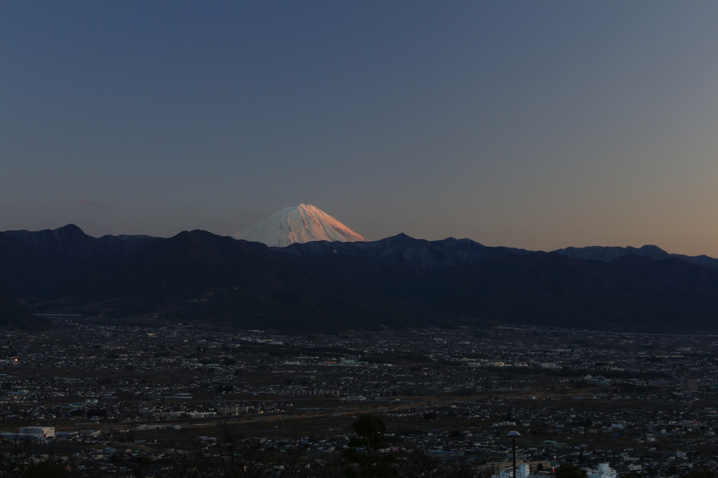 夕暮れ時～甲府の街並み～　其之二