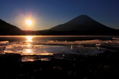 打ち上げられた氷と