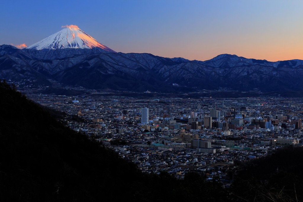 夕景～甲府の街並み～