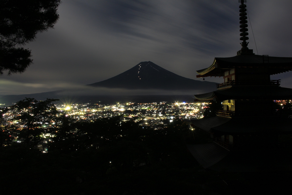 山開きの夜（富士吉田）
