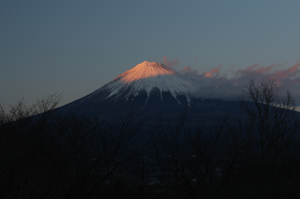 日没直前は…