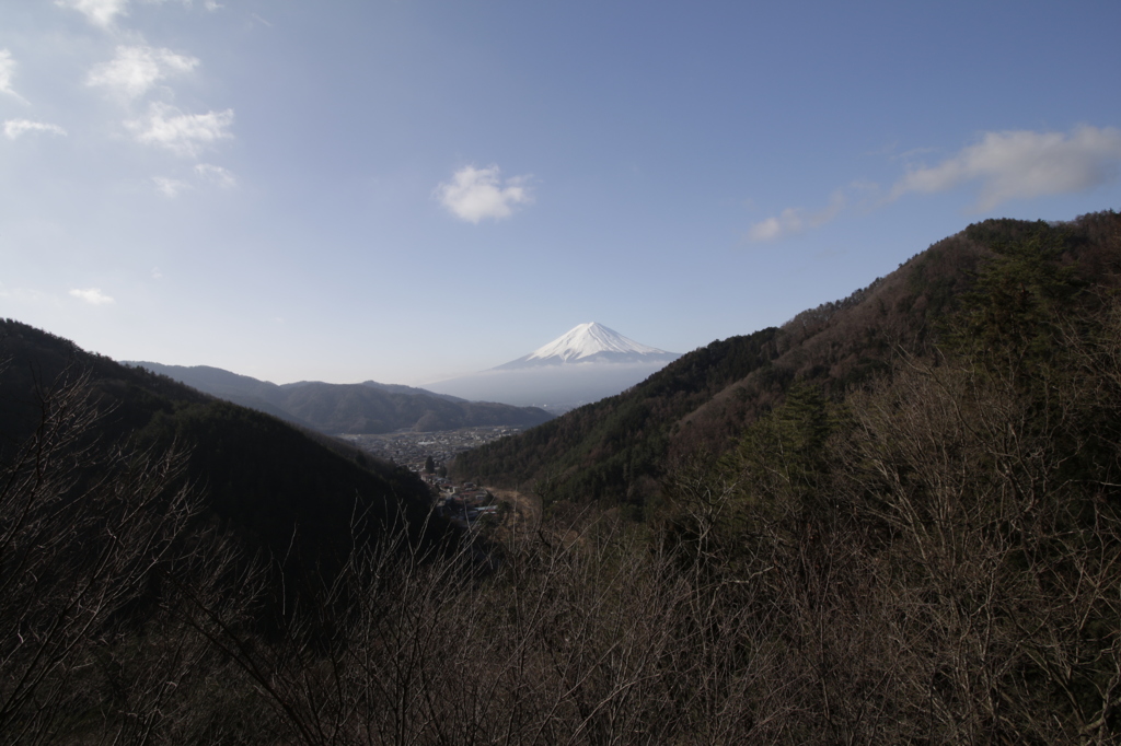 山々の向こうに…