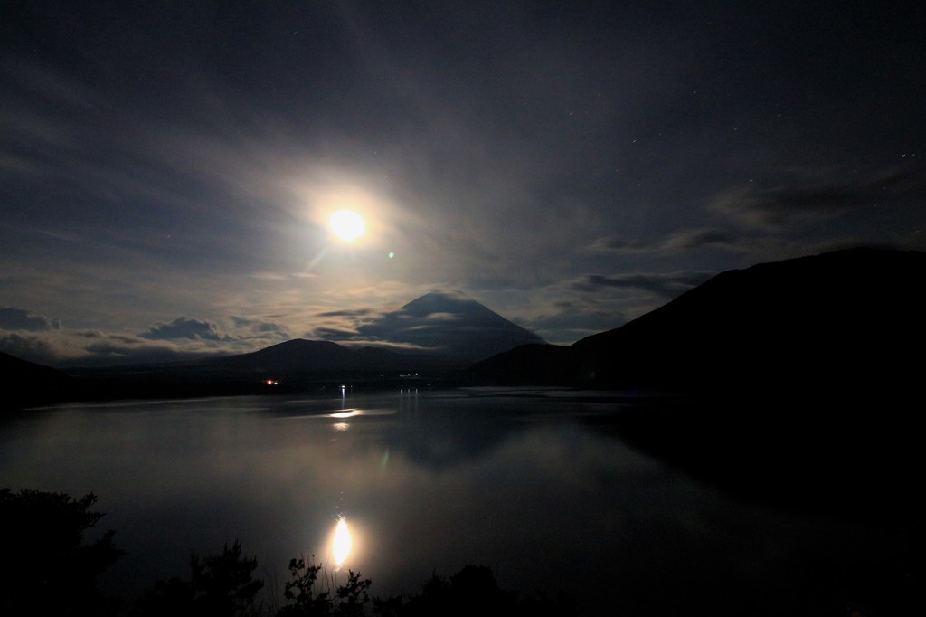 真夜中の逆さ