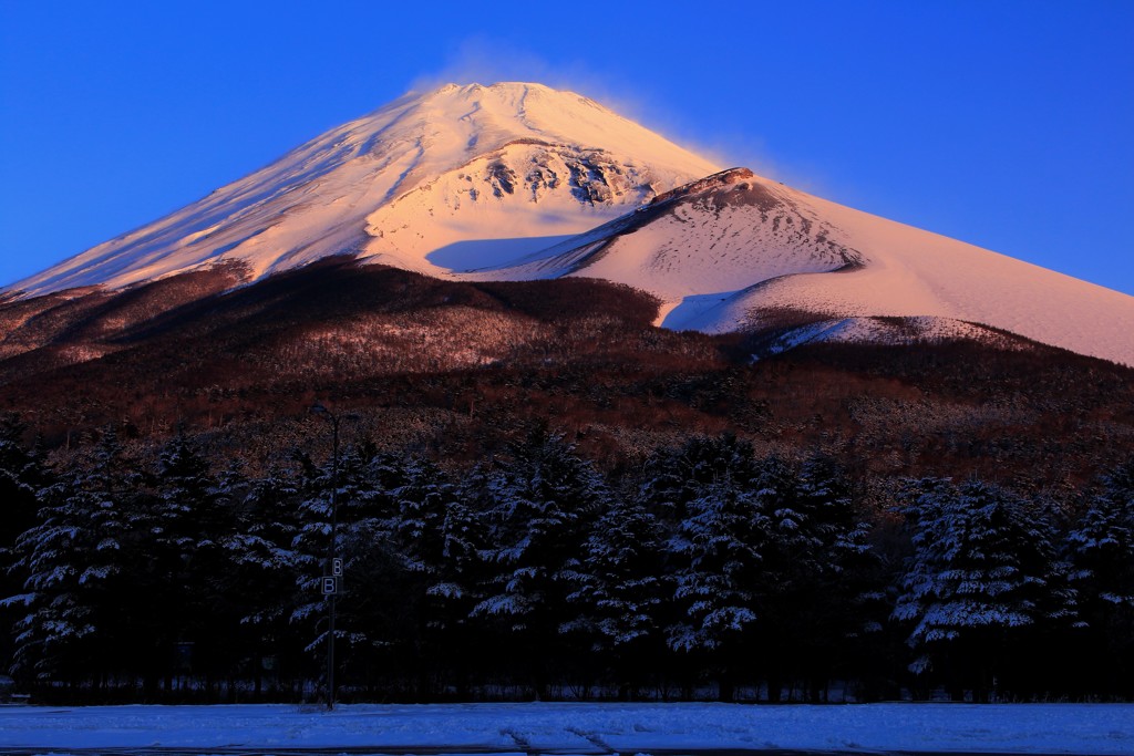 紅に染まる…を期待したけれど…。