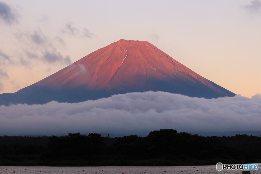 朱く染まる夕暮れ時