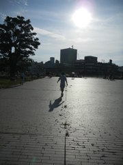 横浜　逆光・・