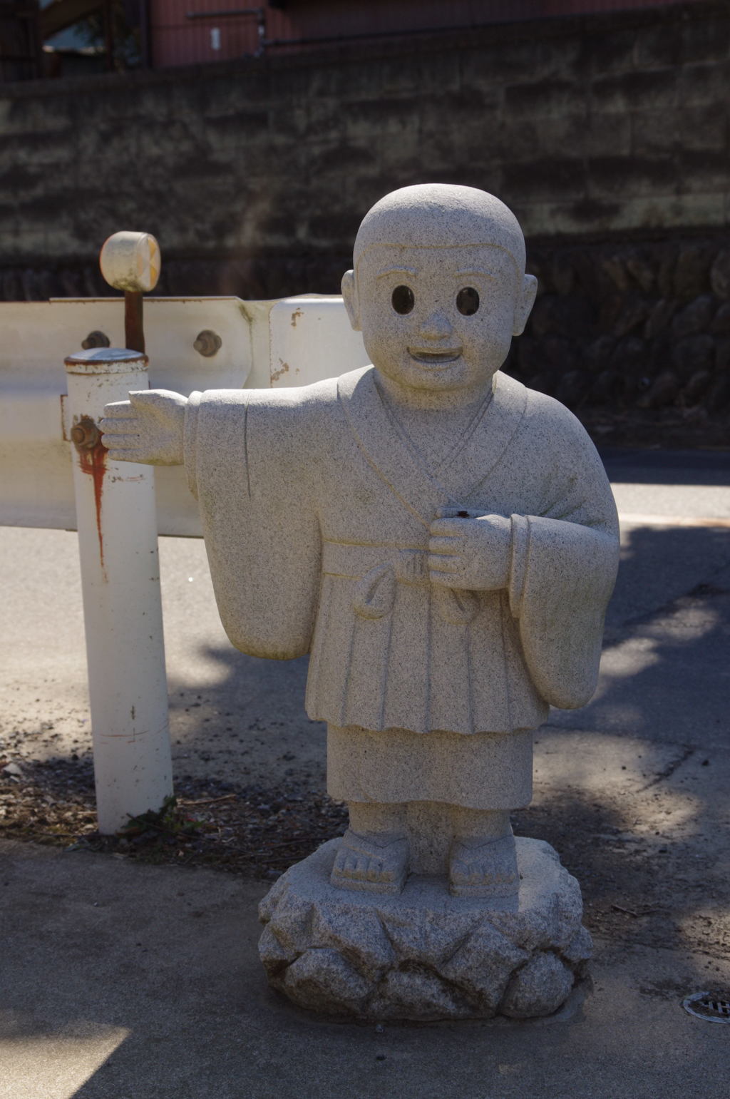 お寺の誘導員さん