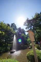 兼六園の噴水