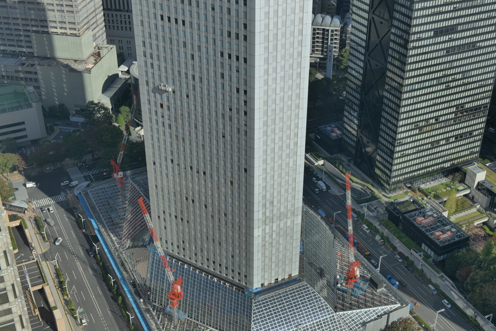 新宿工事中