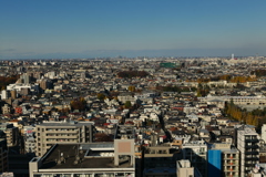 練馬から見える埼玉方面