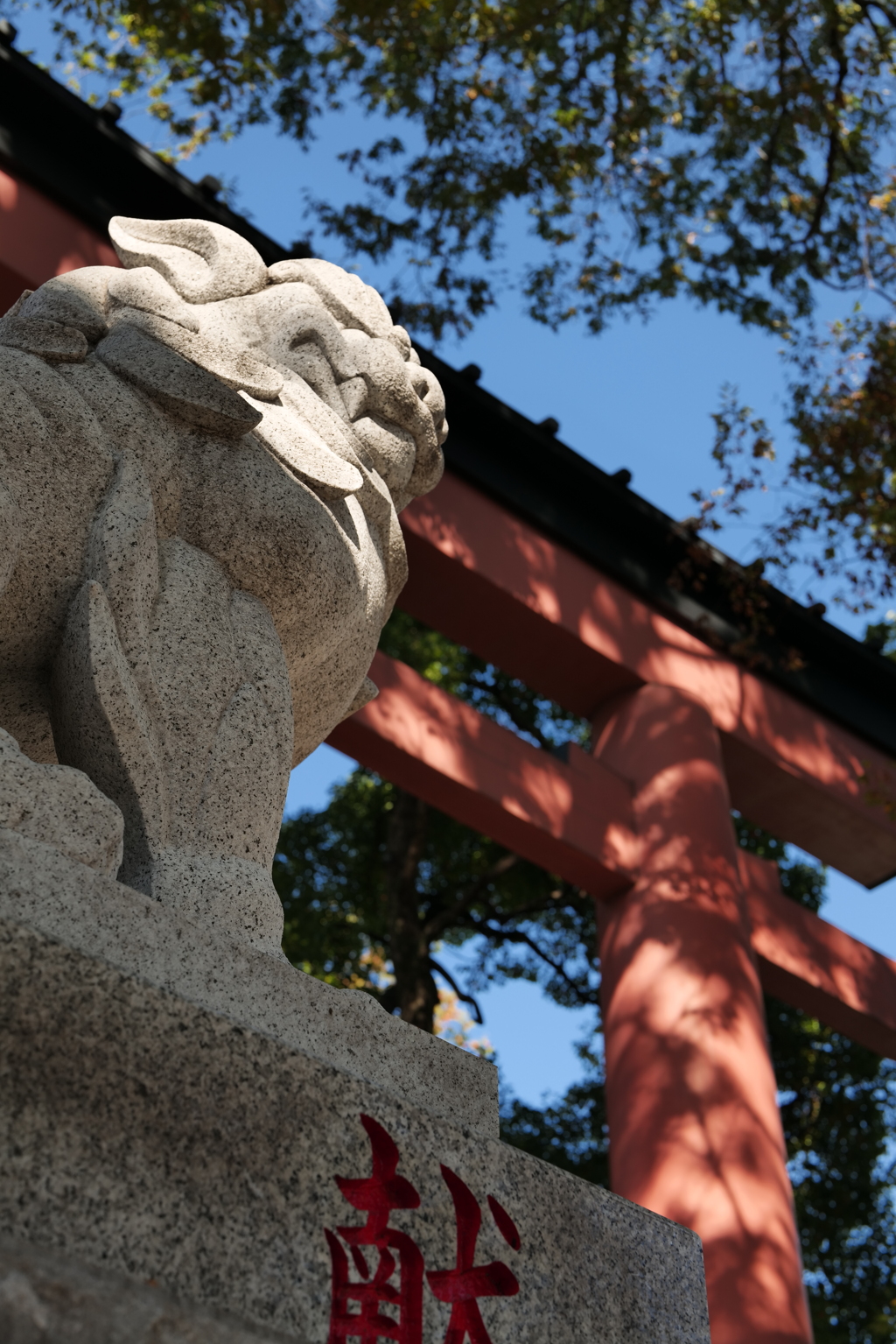 神社の入り口