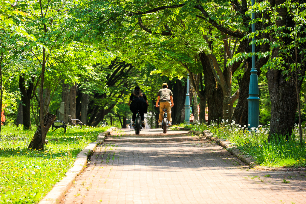 じてんしゃに　のって