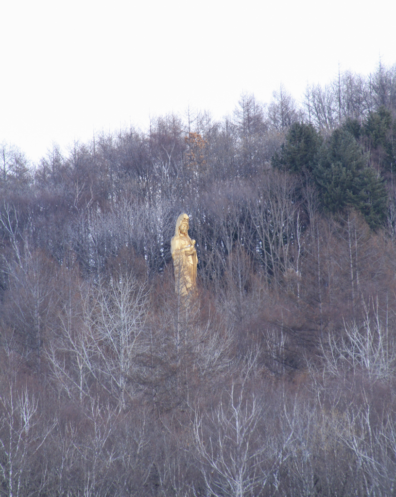 かんのんさま　はるはまだ？