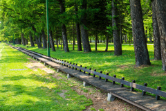 ながーい　いす