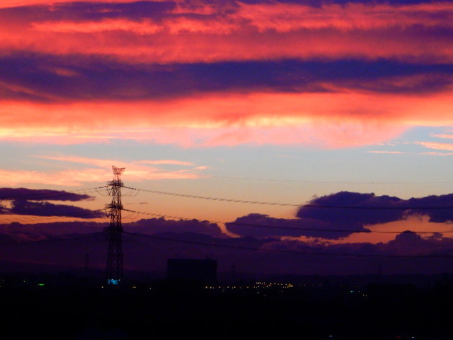 夕焼け　コヤケ