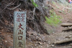 大山登山