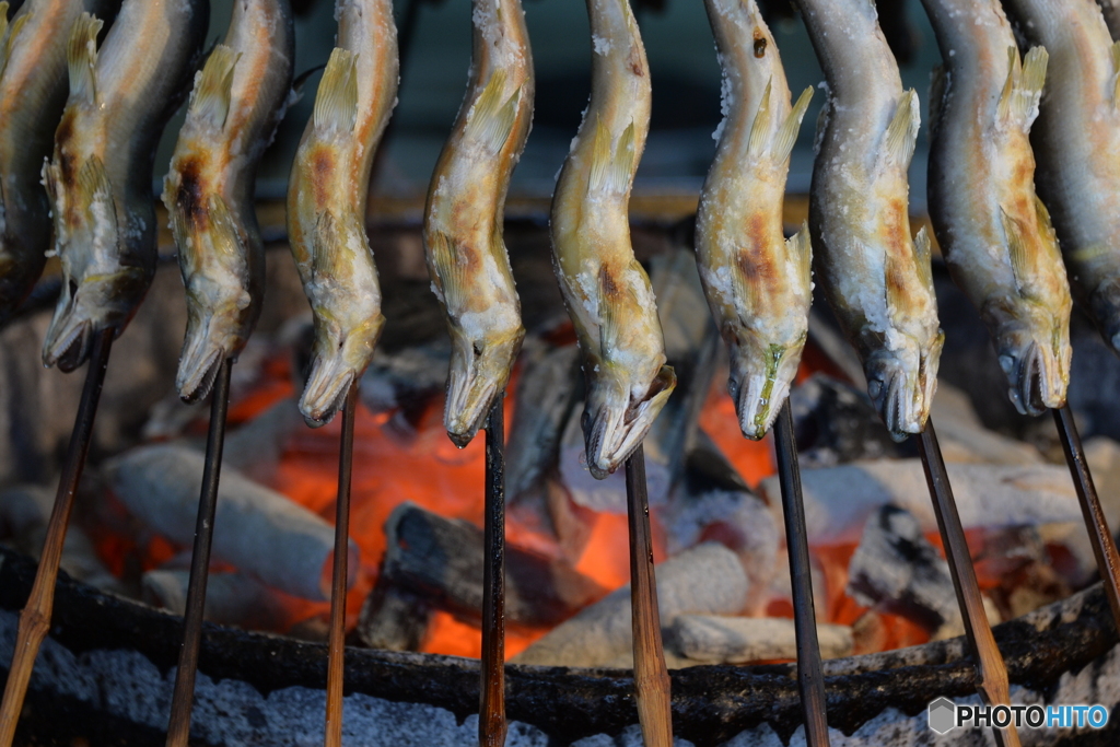 鮎の塩焼き